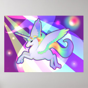 Rainbow Alicorn Poster