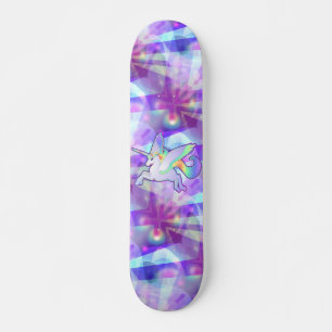 Rainbow Alicorn Skateboard