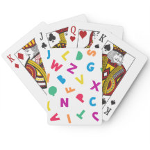 Rainbow Alphabet Scramble Spielkarten