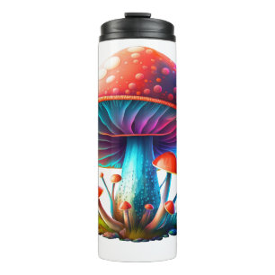 Rainbow Amanita Muscaria Thermosbecher