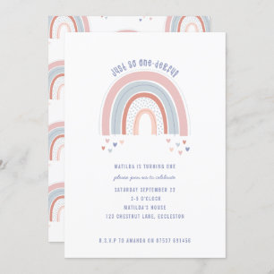 Rainbow and heart 1. Geburtstag laden