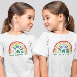 Rainbow and Kleeblatt St. Patrick's Day T-Shirt