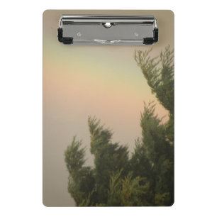 Rainbow and Trees Mini Clipboard Klemmbrett