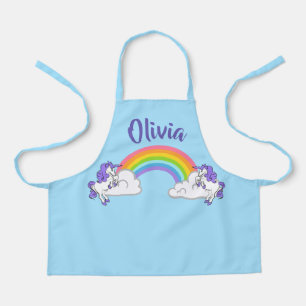 Rainbow and Unicorns Design-Schürze Schürze