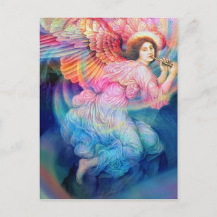 Rainbow Angel Postkarte