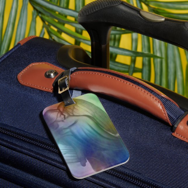Rainbow Angel Travel Tag Gepäckanhänger (Vorderseite Insitu 1)