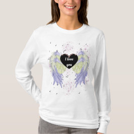 rainbow angel wings T-Shirt