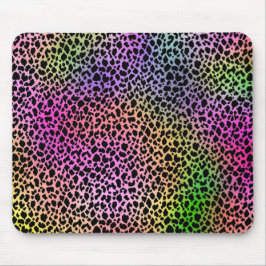 Rainbow Animal Print Mousepad