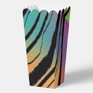 Rainbow Animal Print Popcorn Geschenkschachtel