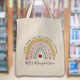 Rainbow Apple Pencil Lehrer Danke, Geschenk Tragetasche