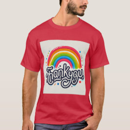 Rainbow Arch Danke Mens T-Shirt