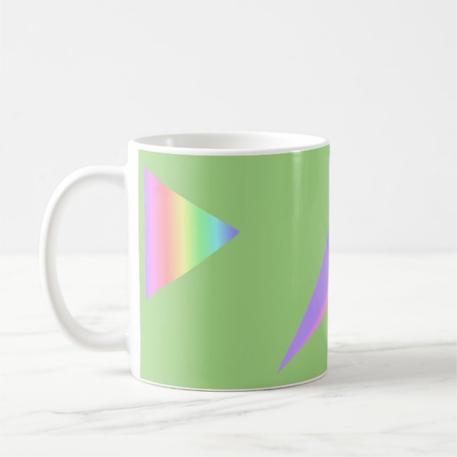 Rainbow Arrows Style #2 Kaffeetasse (Links)