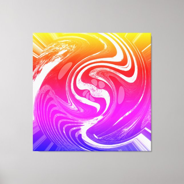 Rainbow-Art Leinwanddruck (Vorderseite)