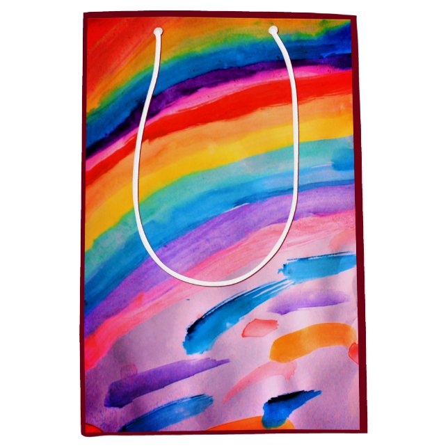 Rainbow Art Mittlere Geschenktüte (Vorderseite)