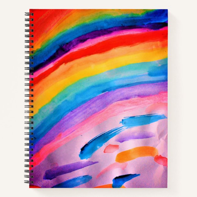 Rainbow Art Notizbuch (Vorderseite)