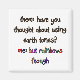 Rainbow Artist Magnet