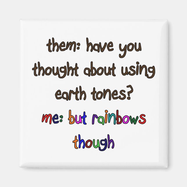 Rainbow Artist Magnet (Vorne)