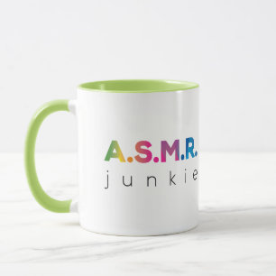 Rainbow ASMR junkie Tasse