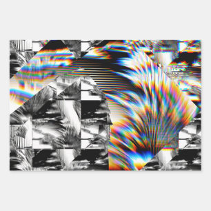 Rainbow Assault Wrapping Paper Flat Sheet Set 3 Geschenkpapier Set