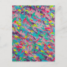 Rainbow Ästhetische Abstrakte Malerei