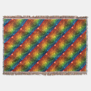 Rainbow Astral Glitzer nur Liebe ist real Decke