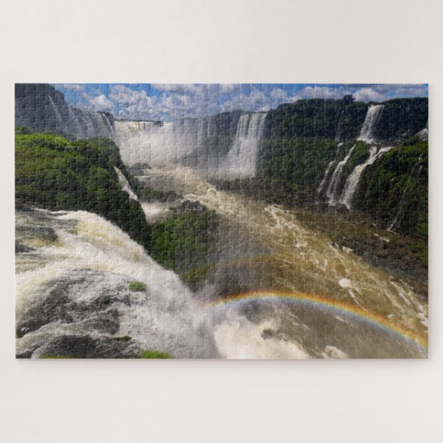 Rainbow at Iguazu Falls in Brazil (Horizontal)