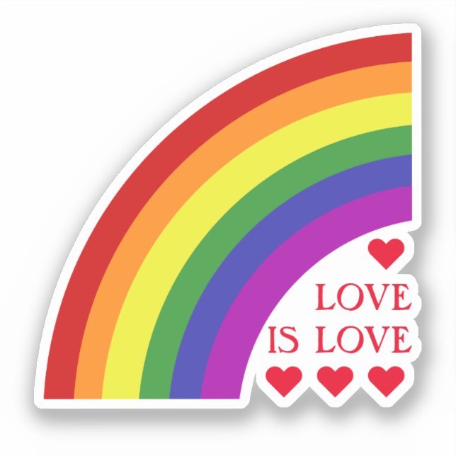 Rainbow Aufkleber (Vorderseite)