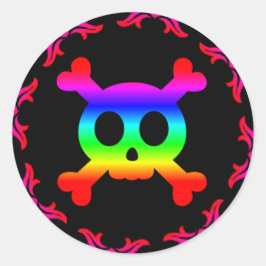 Rainbow-Aufkleber Runder Aufkleber