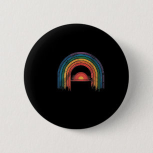 Rainbow Awareness AlVintag Button