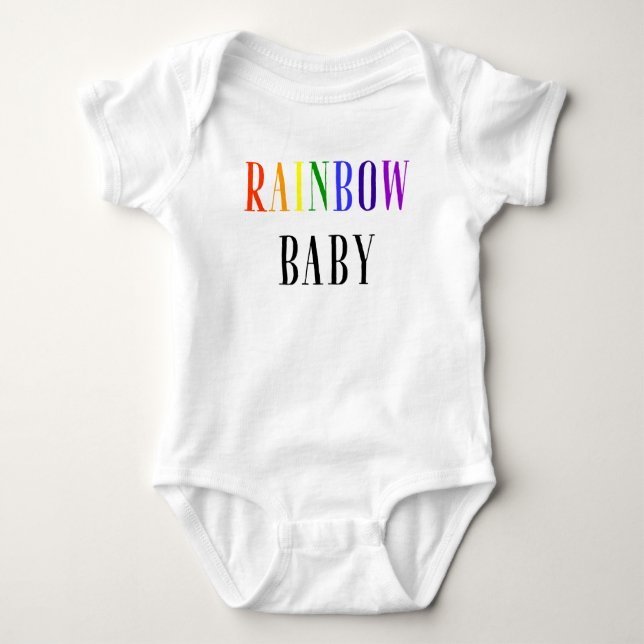 Rainbow Baby Bodysuit Baby Strampler (Vorderseite)