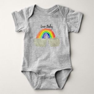 Rainbow Baby Bodysuit Strampler