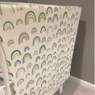 Rainbow Baby Boy Green, Blue, Grau, Fleecedecke