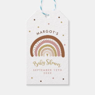 Rainbow Baby Dusche Mute Pastel Rainbow Gefallen Geschenkanhänger