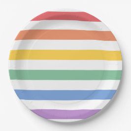 Rainbow Baby Dusche oder Geburtstag Pappteller