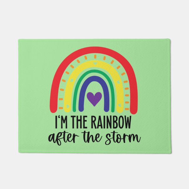 Rainbow Baby Fußmatte (Vorderseite)