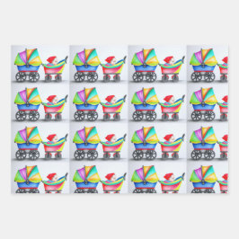 Rainbow Baby Geschenkpapier Set