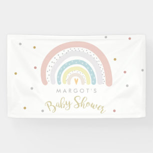 Rainbow Baby Shower Gender Neutral Rainbow Welcome Banner