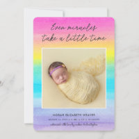 Rainbow Baby | Sogar Wunder dunkel | Foto Birth
