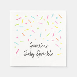 Rainbow Baby Sprinkle Serviette