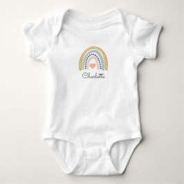 Rainbow Baby Strampler