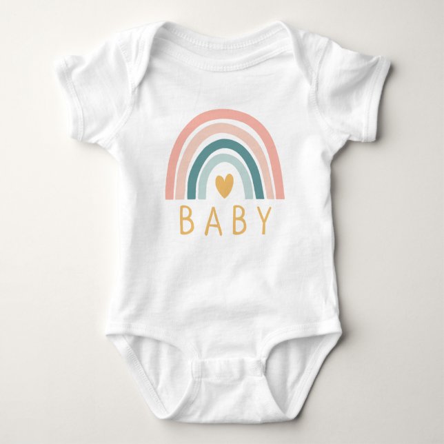 Rainbow Baby Strampler (Vorderseite)