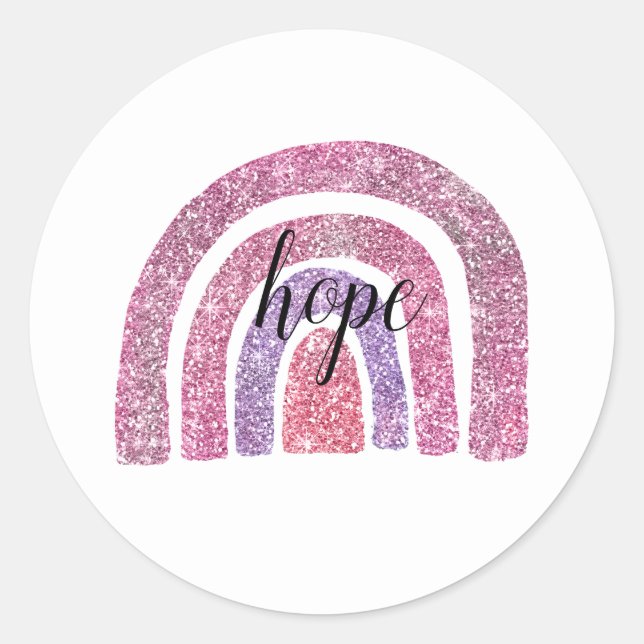 Rainbow baby/unfruchtbar Hope Sticker (Vorderseite)