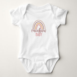 Rainbow Baby Zitat Strampler