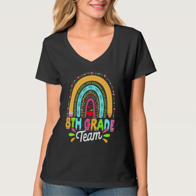 Rainbow Back to School T-Shirt (Vorderseite)