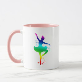 Rainbow Ballerina Tasse