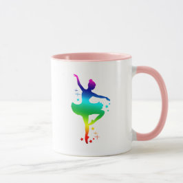 Rainbow Ballerina Tasse