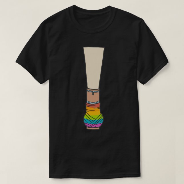 Rainbow Bassoon Reed Aufkleber T-Shirt (Design vorne)