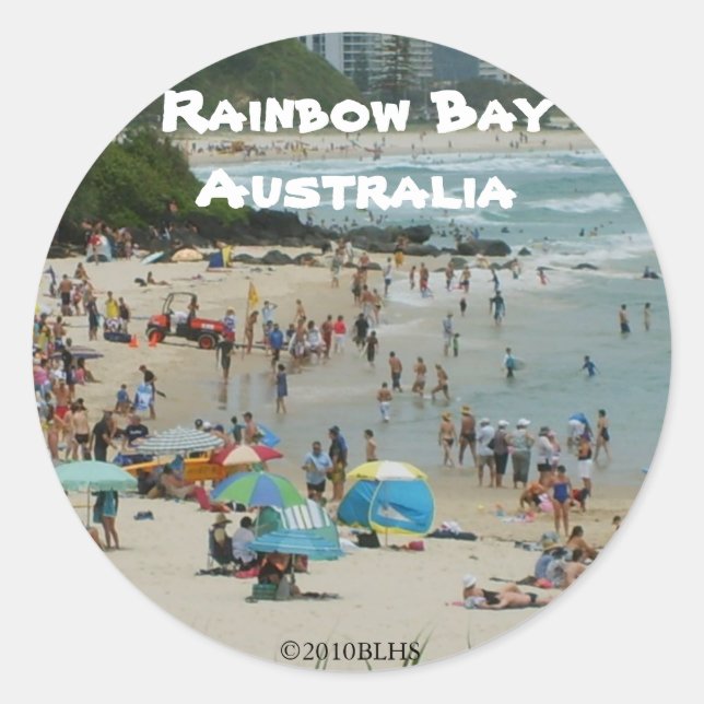 Rainbow Bay Sticker (Vorderseite)