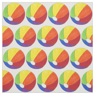 Rainbow Beach Ball Balls Beachball Sommer Fabrik Stoff