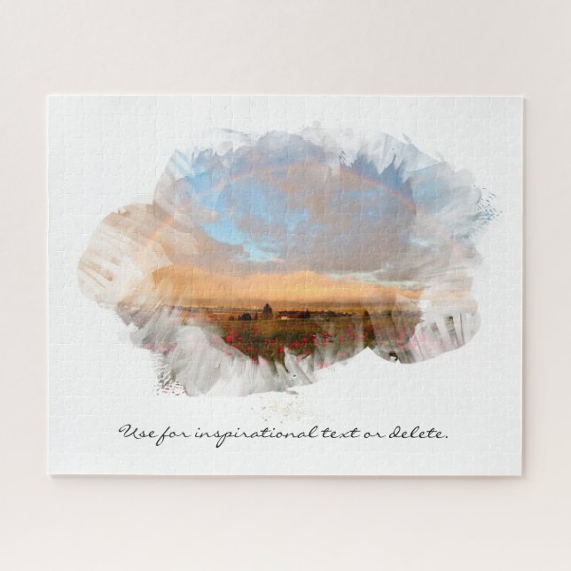 *~* Rainbow Beach Floral Ocean Künstlerisch AR11 J (Horizontal)